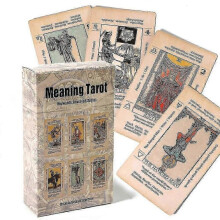 Meaning Tarot Card with Meaning On Them Beginner Tarot Keyword Antiqued Tarot Deck Learn Tarot 78 Cards