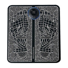 Ems Foot Massage Mat - Foot Massage Mat - Foldable Foot And Calf Massage Machine with 8 Modes And 19 Intensity Levels for Muscle Relaxation And Pain R