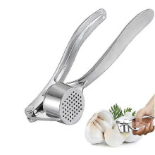 Garlic Press, Garlic Masher, Zinc Alloy Manual Garlic Press, Practical Kitchen Auxiliary Dishwasher Safe And Sturdy