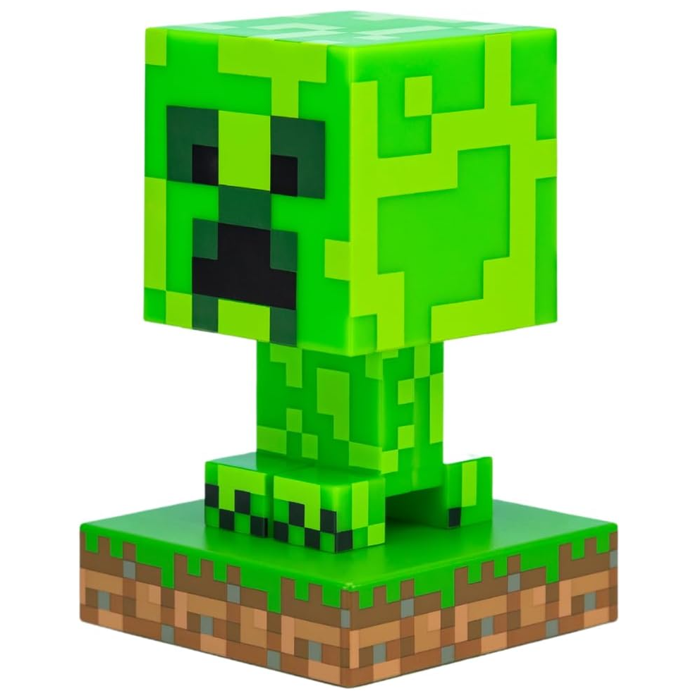 Minecraft Creeper Light, 3D Lamp -
