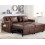 (Brown) YODOLLA 3-in-1 Sofa Bed Double Sleeper Chair Bed 1