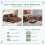 (Brown) YODOLLA 3-in-1 Sofa Bed Double Sleeper Chair Bed 7