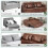 (Brown) YODOLLA 3-in-1 Sofa Bed Double Sleeper Chair Bed 8