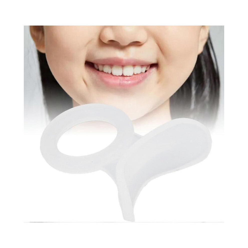 (S 42.8x46.5mm) Mouth Breathing Corrector, Habit Correct Safe Stop Biting Lip Corrector Facial For Finger Eating