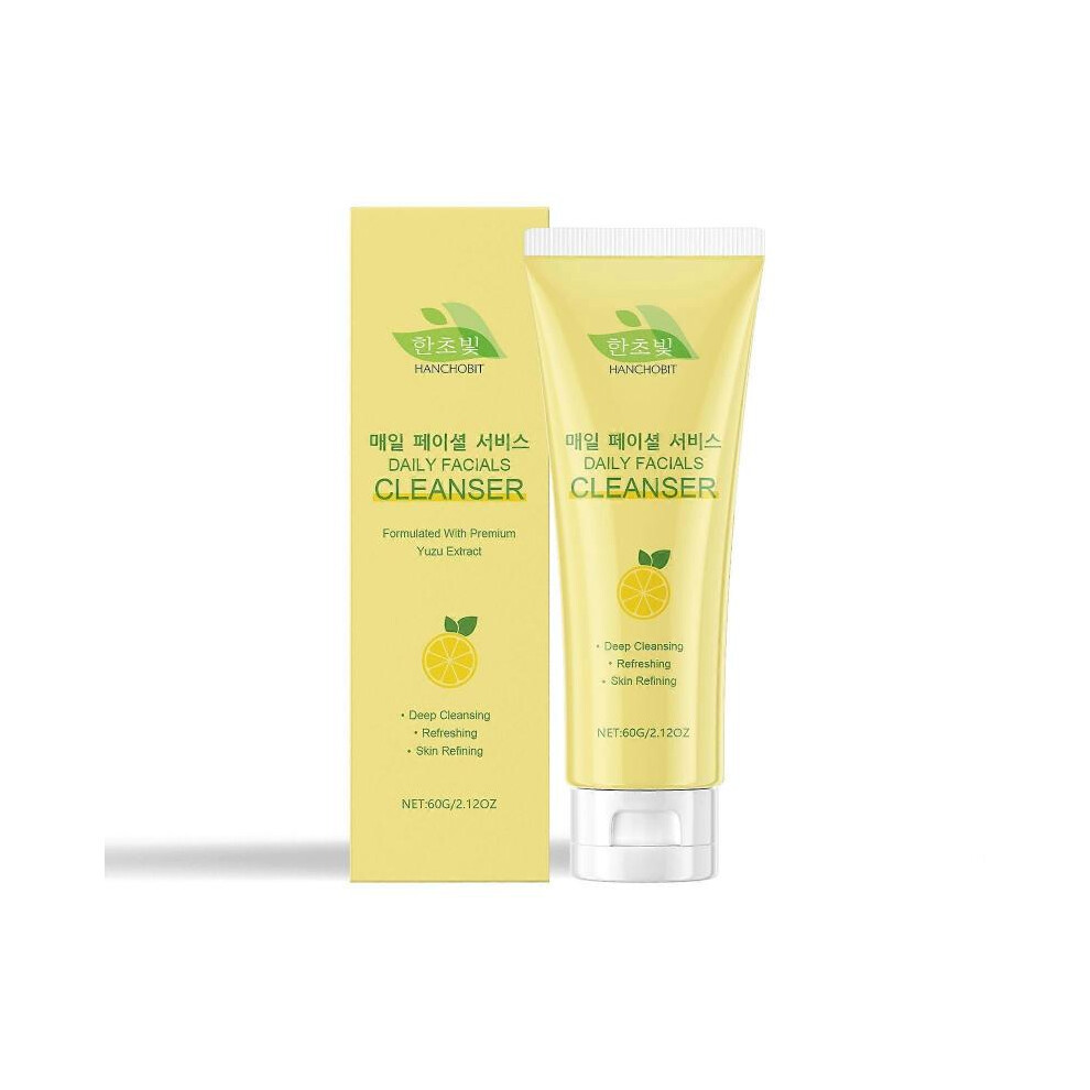HANCHOBIT Gentle Moisturizing Cleanser Gentle Ingredients Cleansing Moisturize Facial Skin Refreshing and Not Grey