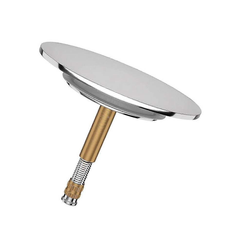 Bouchon de baignoire universel - Bouchon de baignoire antirouille à double étanchéité - Bouchon de baignoire pour toutes les normes