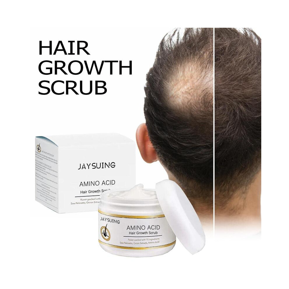 Cleanses Repairs Scalp Grows Strengthens Hair Regrowth Scrub