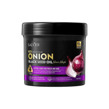 Onion Black Seed Oil Smooth Hair Mask Repairs Frizzy, Smooth And Moisturizing Hair Mask