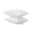 Imperial Rooms (White, Standard Pillow Cover) 4 Piece Duvet Covers Bedding Set Fitted Bed Sheets 1