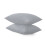 Imperial Rooms (Silver, Standard Pillow Cover) 4 Piece Duvet Covers Bedding Set Fitted Bed Sheets 1