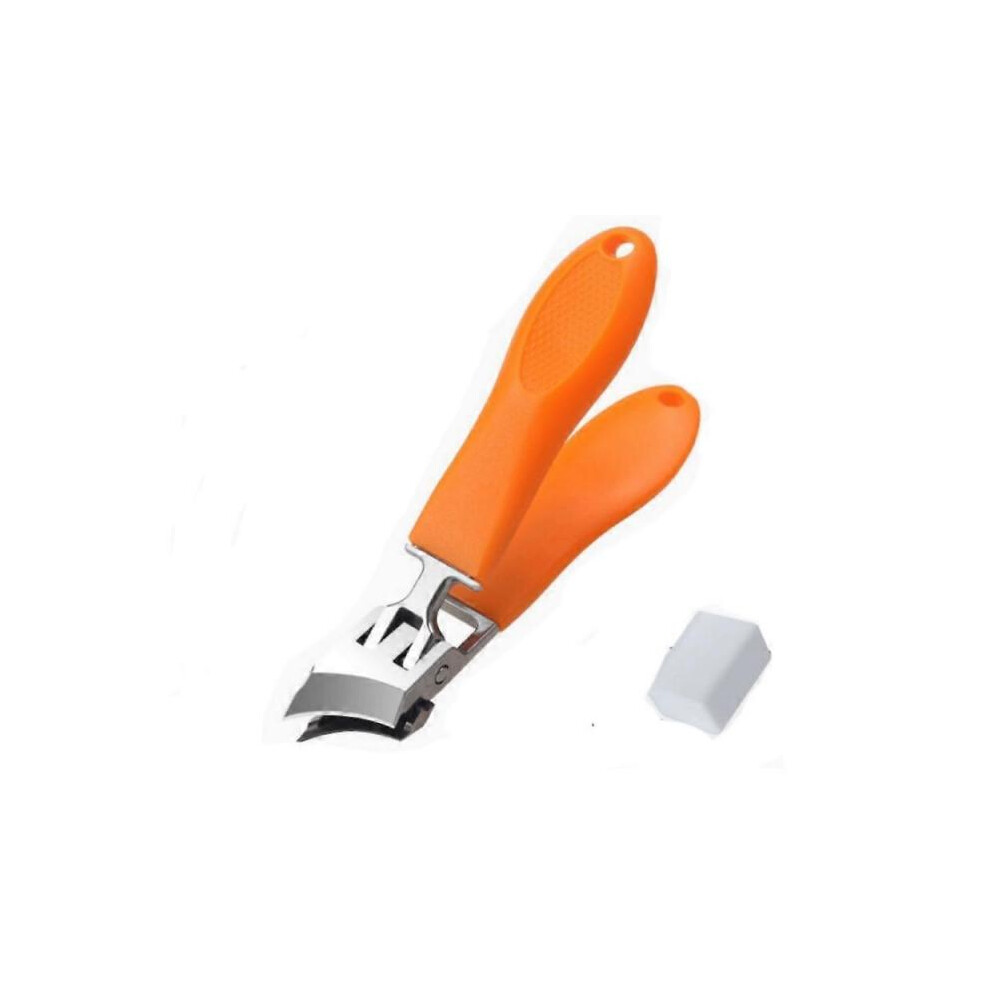Yellow (Yellow) Slanted Nail Clippers,Liberyta Wide Jaw Opening Anti-Splash Slanted Nail Clipper