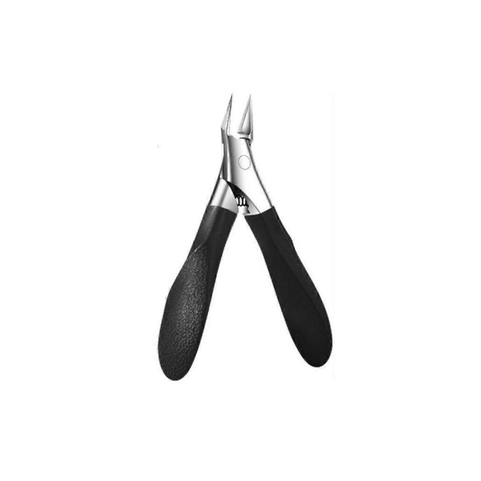 Black (Black) Super Oblique Nail Clippers,Eagle Beak Beveled,Opening Anti Slanted For Nails
