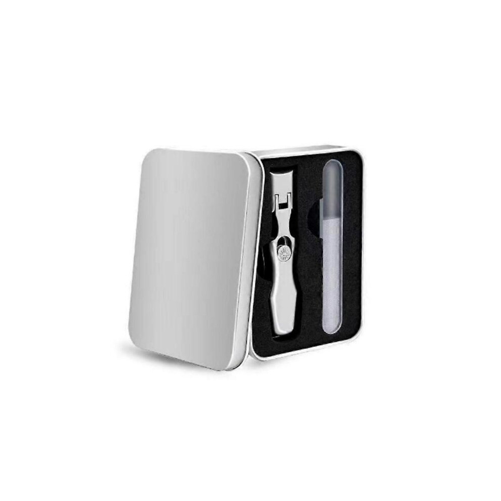 Silver (Silver) Nail Clippers For Thick Toenails And Fingernails Wide Jaw Opening Nail Clipper Nail Cutters