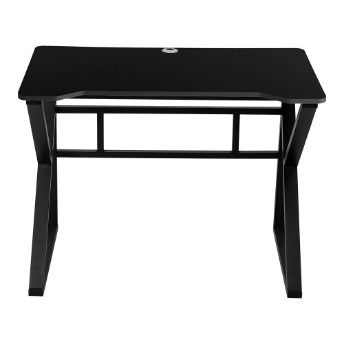 Living And Home K-shaped Frame Office Desk Workstation Game Table, Black 1