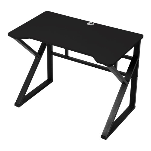 Living And Home K-shaped Frame Office Desk Workstation Game Table, Black 2