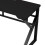 Living And Home K-shaped Frame Office Desk Workstation Game Table, Black 4