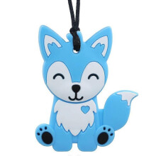 Sensory chewable fox necklace for children - Helps with teething, ADHD and developmental disorders