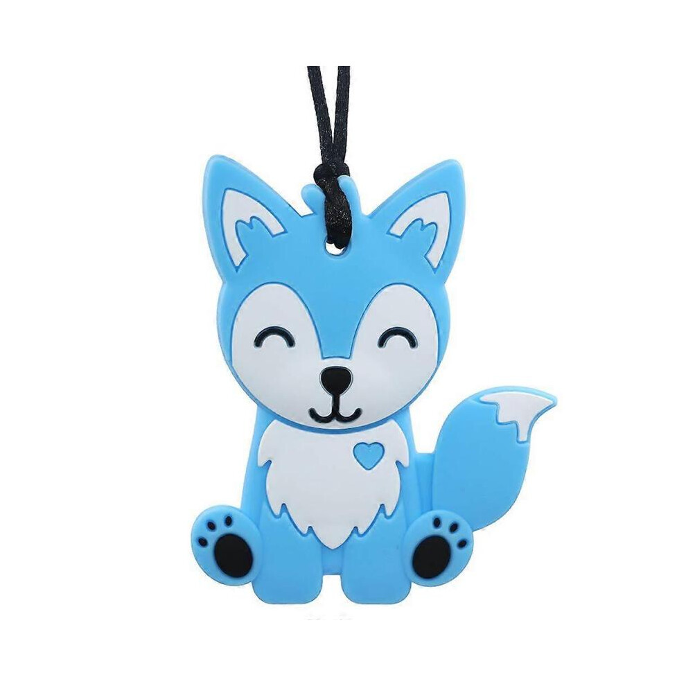 Sensory chewable fox necklace for children - Helps with teething, ADHD and developmental disorders