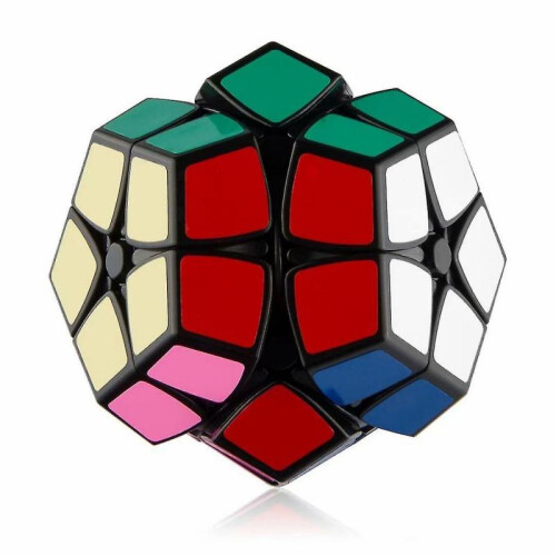 2x2 Megaminx Speed Cube Smooth Pentagonal Dodecahedron Puzzles Cube Black