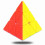 Pyramid Cube Stickerless Speed Cube 3x3x3 Pyraminx Rubix Cube Triangle Magic Cube Puzzle Toys 1
