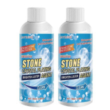 2x 100ml Stone Crystal Plating Agent Stonework Polishing And Coating Agent Marble Quartz Tile Anti-Corrosion Incremental Crystal