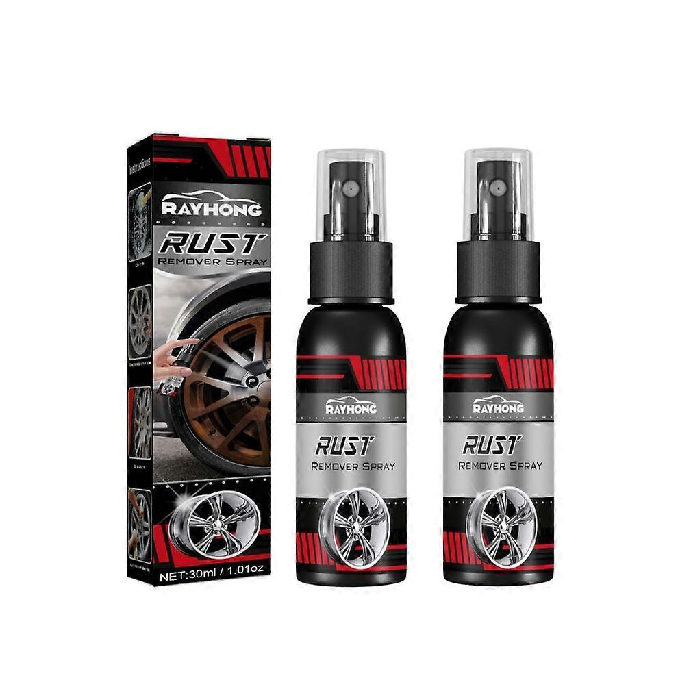 (2Pcs) Multi Purpose Rust Remover Spray Metal Surface Chrome Paint Car Maintenance Iron Powder Cleaning Super Rust Remover Cleaner 5004229856399