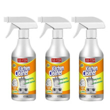 (3pcs) Kitchen Cleaner Spray Foam Grease Degreaser Remove Oil Dirt Cleaning Home