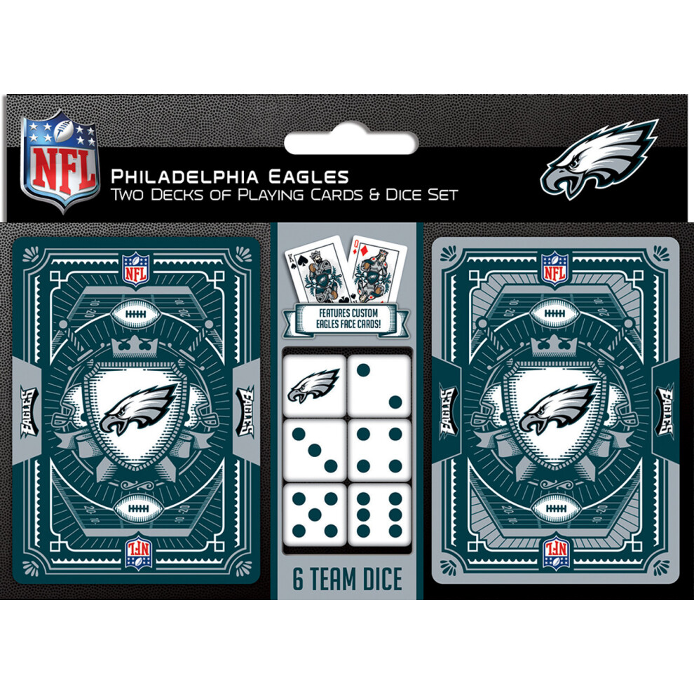 Philadelphia Eagles Speelkaarten En Dobbelstenenset-image