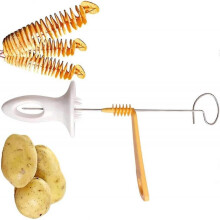 Slicer Stainless Steel Tornado Slicer Manual Cutter Cucumber Slicer Potato Spiral Cutter Kitchen Accessories Tools