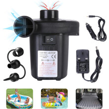 Electric Air Pump with 3 Nozzles / AC110-240V/ DC12V/50W