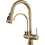 (A) 3 Way Kitchen Tap Antique with Pull Out Spray Brass Swivel 3 Way Kitchen Taps 1