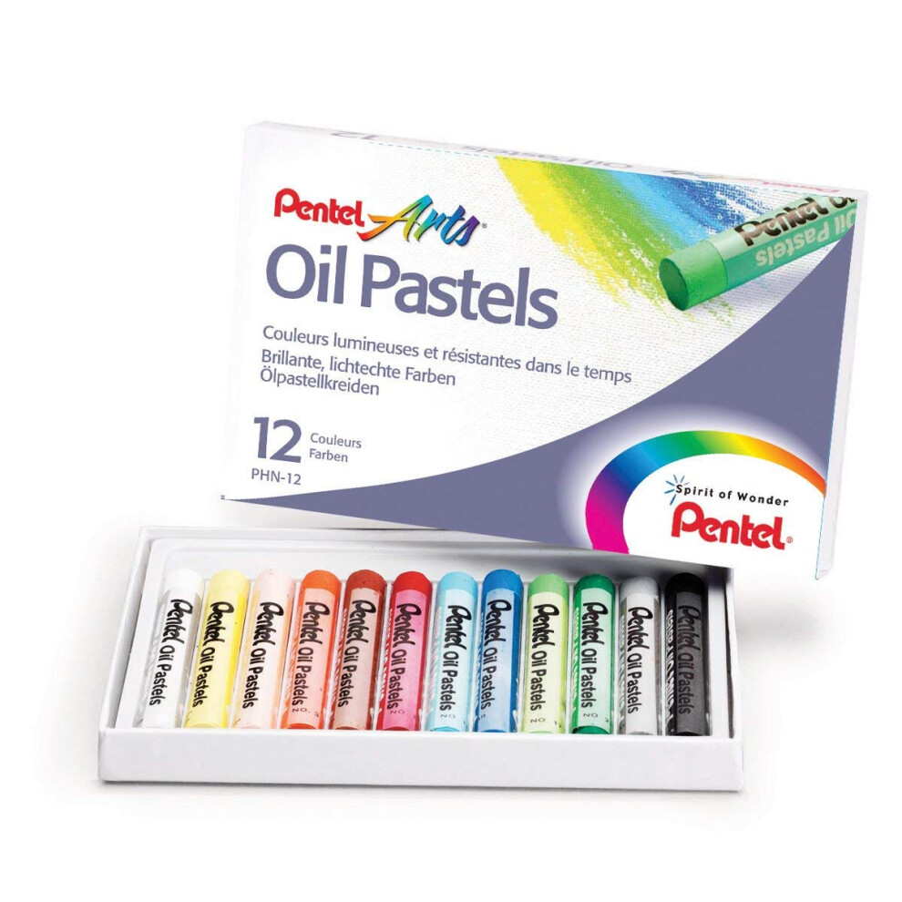 Pentel Oil Pastel Set (Pack Of 12)