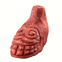 Lautes aztekisches Todespfiff - bis zu 125 Dezibel, realistischer menschlicher Schrei -Sound, schwarzes Orang -Utan -Design, perfekt für Halloween