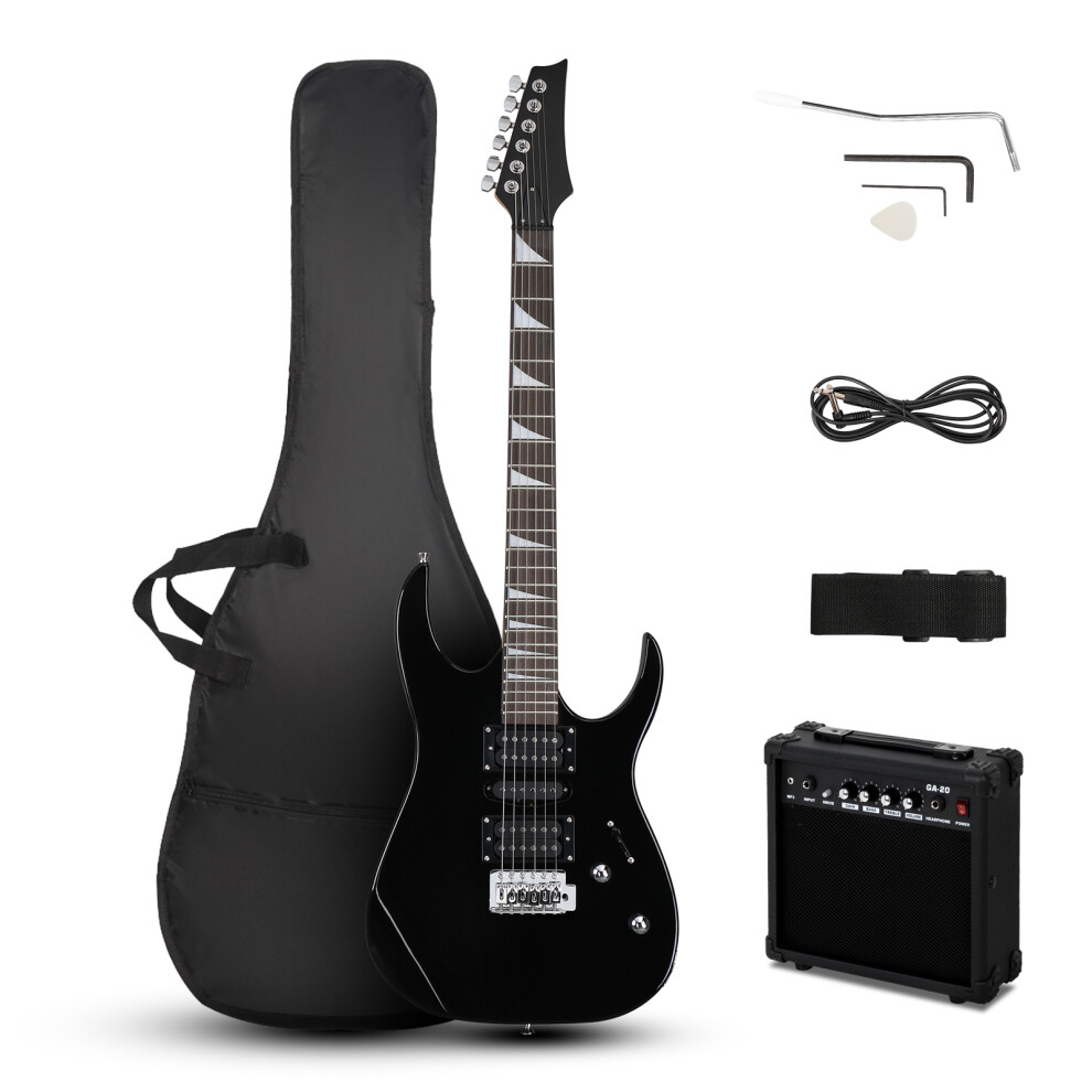 170 Model Electric Guitar W/ 20W AMP Hsh Pickup Guitar Stereo Bag Strap-image-OPC-PH5QCMP-NEW