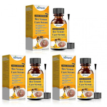 (3pcs, Orange) Nail Defense Bee-Venom Treatments Serum Powerful Nail Growth Repair Serum for Thin Nails for Nail Growth