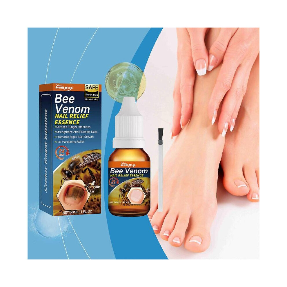 (2pcs) Bee Venom Nail Serum, Bee Venom Nail Growth and Repair Serum, Bee Venom Nail Repair Serum, Bee Venom Nail Treatment Serum