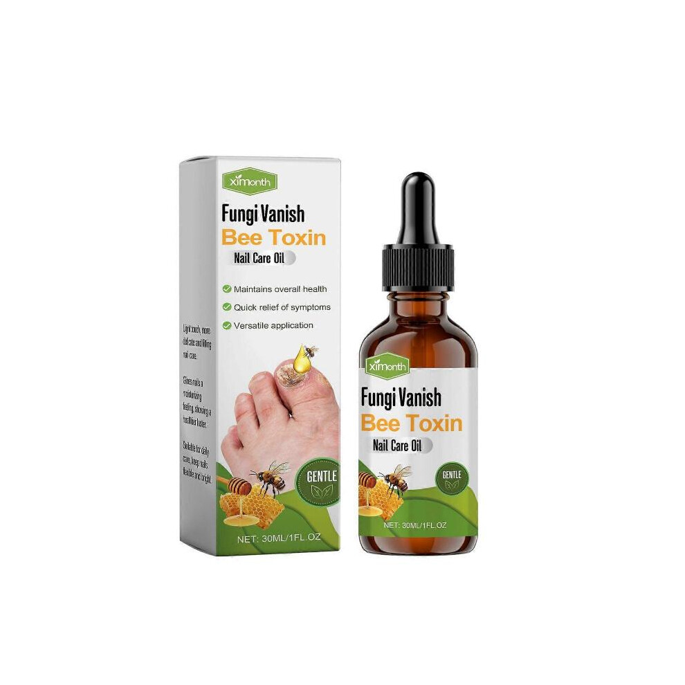 (1pcs) Nail Defense Bee Venom Treatment Serum, Powerful Nail Growth and Repair Serum for Thin Nails, Bee Venom Nail Repair Serum for Nail Growth