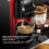 3 in 1 Coffee Machine - 15 Bar 0.6L Red 3