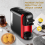 3 in 1 Coffee Machine - 15 Bar 0.6L Red 4