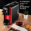 3 in 1 Coffee Machine - 15 Bar 0.6L Red 2