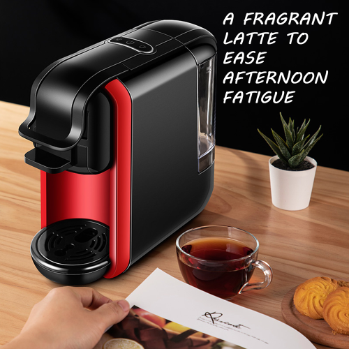 3 in 1 Coffee Machine - 15 Bar 0.6L Red 1
