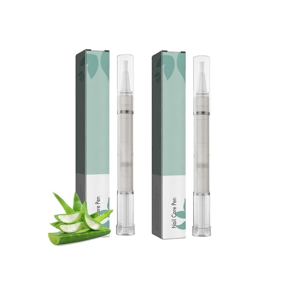 (2pcs) Nail Restoration Pen, Nail Care Pen, Nail Treatment Pen, Cuticle Oil for Nails, Nail Repair Pen for Damaged Nails, Nail Strengthener Cuticle Se