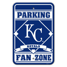 Kansas City Royals -kyltti 12x18 muovinen tuuletinvy   hyke Parking Style CO