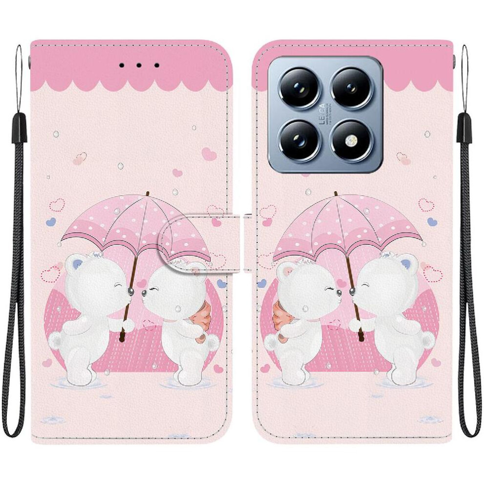 (Ohter) Case For Xiaomi 14T Pro Pu Leather Pattern Cover Flip Leather Wallet 764563461295