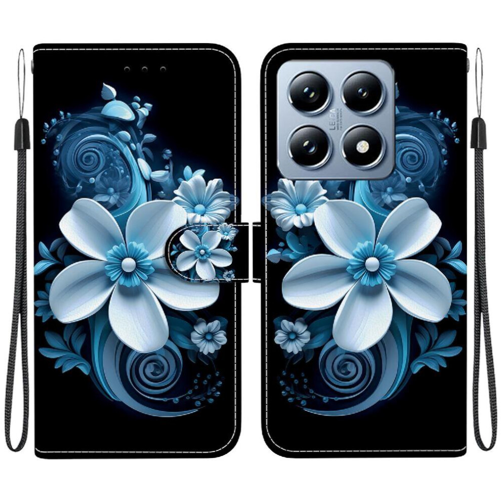 (C5 ) Compatible With Xiaomi 14T Pro 5G Case Card Slots Pattern Cover Card Slot Kickstand Pu Leather 764563461974