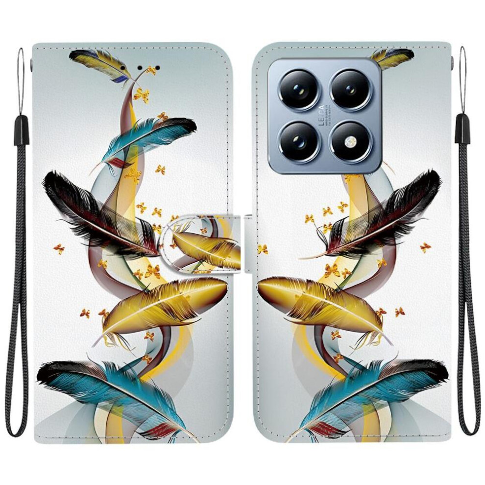 (C1 ) Flip Case For Xiaomi 14T 5G Card Slot Kickstand Wallet Pattern Cover Card Slots Pu Leather 764563462421