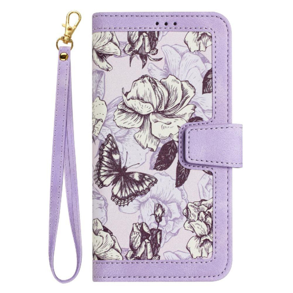 ( Violet) Wallet Case For Xiaomi 14T Pro Anti Scratch Magnetic Closure Kickstand Pu Leather Card Holder Light 764563462896