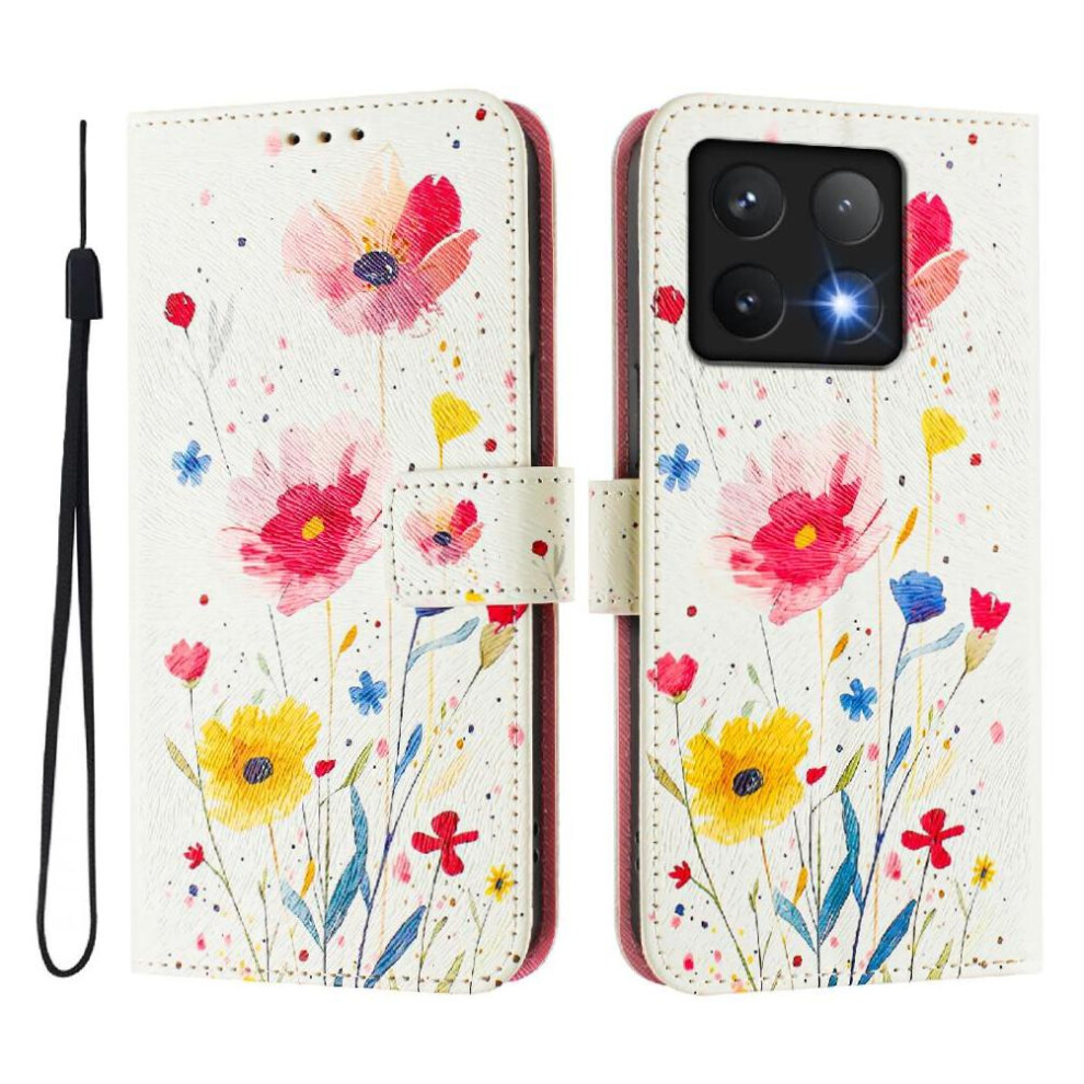 (C5 ) Case For Xiaomi 14T 5G Pu Leather Wallet With Credit Slot Pattern Flip Cover 764563465316