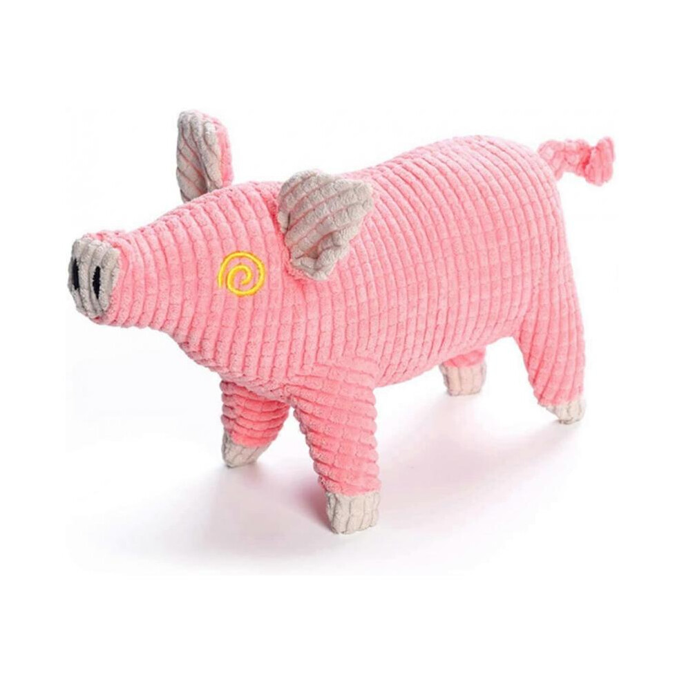 Squeaky Dog Toys,Durable Puppy Toy,Soft Natural Corduroy Stuffed Plush Cute Dog Toys,Dog Toys with Grinding Teeth