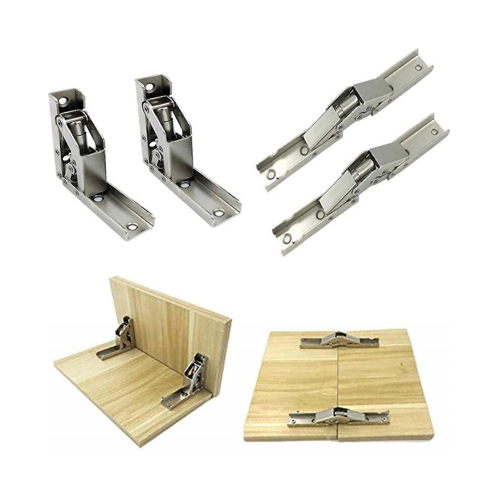 Set of 4 90-degree hinges, adjustable and concealed cabinet door hinges for fully overlapping and recessed cabinets